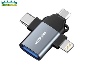 تبدیل OTG چندکاره گرین لاین Green Lion 3 In 1