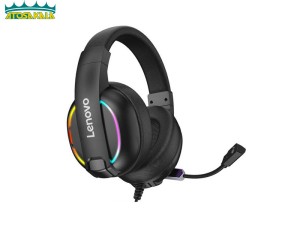 هدفون سیمی گیمینگ لنوو Lenovo HU75 Color LED Adjustable Gaming Headset