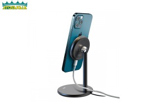 استند و شارژر وایرلس مگ سیف ایکس او XO CX007 توان 15 وات