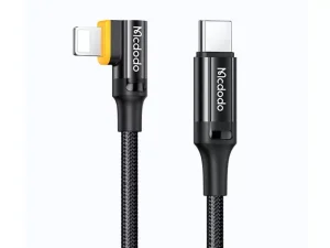 کابل لایتنینگ به Type C مک دودو Mcdodo CA-1260 Gaming Cable Auto Power Off طول 1.2 متر توان 36 وات ( ارسال سریع و پلمپ شرکتی )