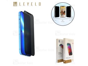 گلس حریم شخصی تمام صفحه تمام چسب آیفون لولو Apple iPhone 15 Levelo Privacy
