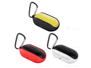 کاور محافظ سیلیکونی هندزفری سامسونگ Samsung Galaxy Buds / Buds Plus Silicone Case دارای قلاب آویز
