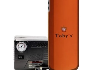 پمپ باد و جامپ استارتر TOBYS مدل T66 با ظرفیت ۱۶۰۰۰ میلی آمپر