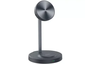 شارژر بی سیم مگنتی رومیزی 15 وات و پایه نگهدارنده موبایل و فن خنک کننده مک دودو Mcdodo Desktop Magnetic Radiator Wireless Charger CH-2151