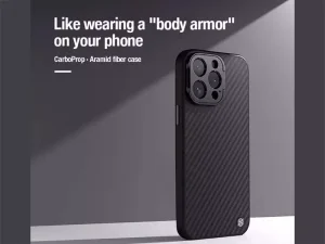قاب محافظ مگنتی آیفون 15 پرومکس نیلکین Nillkin CarboProp Magnetic Aramid fiber armor case for Apple iPhone 15 Pro Max