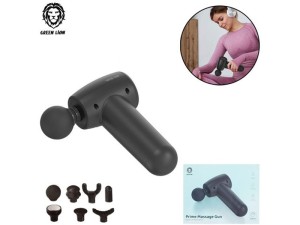 ماساژور تفنگی گرین لاین Green Lion Prime Massage Gun GN7IN1MGUNBK