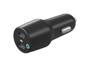 شارژر فندکی فست شارژ ماشین تایپ سی 45 وات پاورولوژی PCCSR006