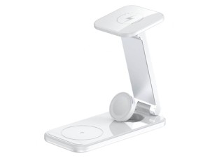 شارژر وایرلس مگ سیف سه کاره 15 وات گرین GN3IN1MGWCWH