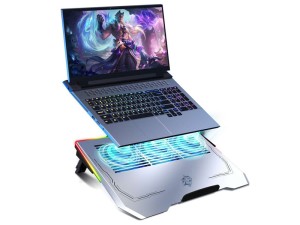 کول پد لپ تاپ گیمینگ پرودو Porodo Aluminum Multi-Fan Cooling Pad PDX117