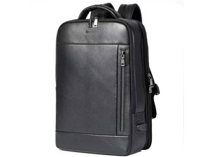 کوله پشتی چرمی لپ تاپ 16.2 اینچ یو اس بی دار سری لوکس کوتتسی 14037