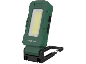 چراغ قوه دارای پایه قابل اتصال و برد 80 متری گرین GNHLWLGTGN Green Lion High Lumen Work Light 1200mAh 400lm With Hook GNHLWLGTGN