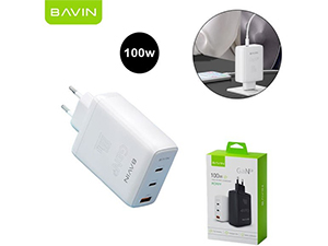 شارژر دیواری باوین Bavin PC917Y GaN توان 100 وات