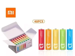 باتری قلمی آلکالین رنگین کمانی شیائومی میجیا 40 عددی