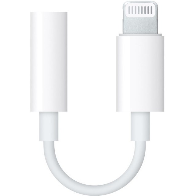 تبدیل اصلی لایتنینگ به aux جک 3.5 میلیمتری اپل Apple Lightning To 3.5mm Headphone Jack Adapter