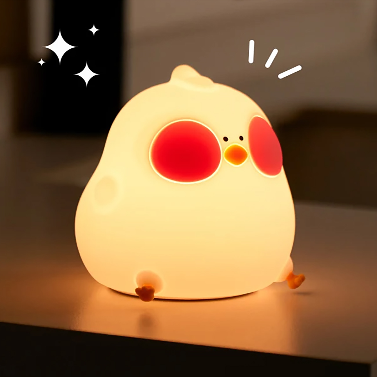 چراغ شب سیلیکونی مرغ فاخته K-1150