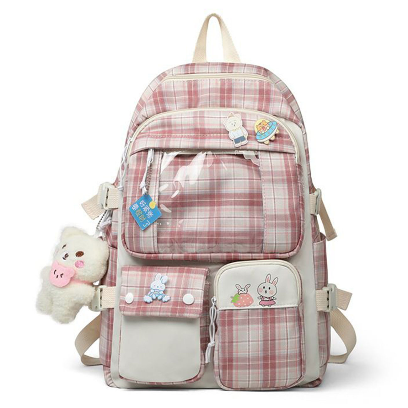 کوله پشتی دخترانه مدرسه و لپ تاپ 15.6 اینچ وینی 4922FG