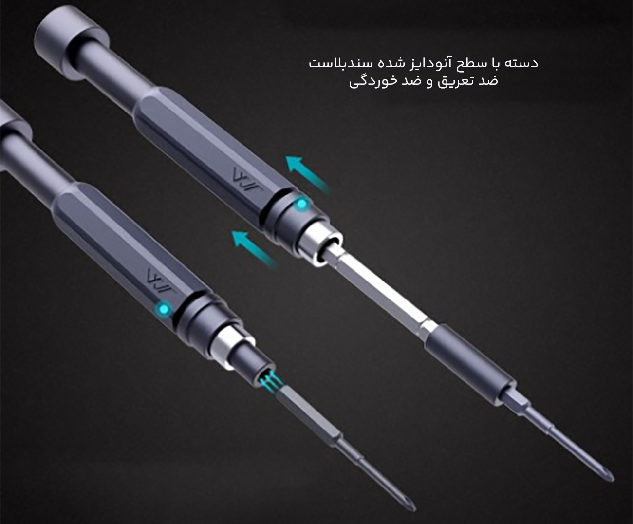 دسته ضد لغزش پیچ گوشتی