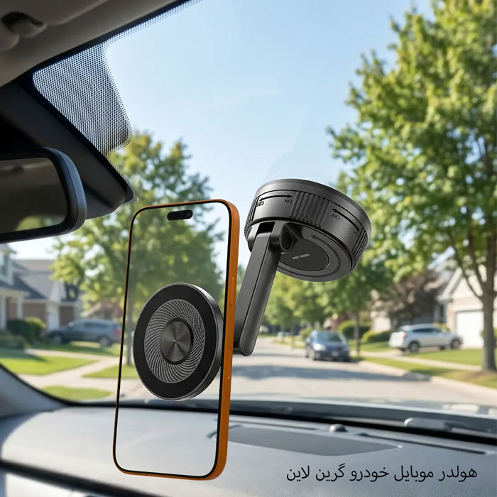 هولدر متصل به شیشه خودرو