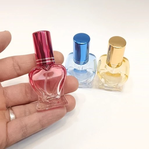 شیشه خالی ادکلن شیشه عطر اسپری 10 میل مدل قلب