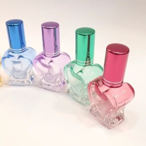شیشه خالی ادکلن شیشه عطر اسپری 10 میل مدل قلب