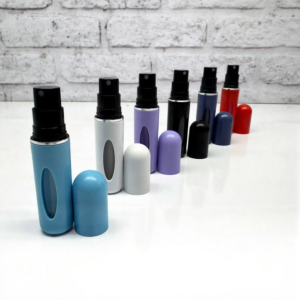 شیشه عطر اسپری (ظرف عطر) 5 میل اتومایزر یا دکانت ادکلن بدنه پلاستیک