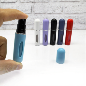 شیشه عطر اسپری (ظرف عطر) 5 میل اتومایزر یا دکانت ادکلن بدنه پلاستیک