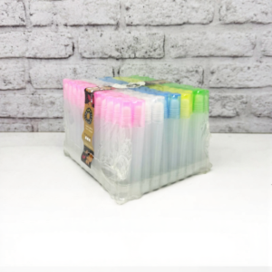 شیشه عطر اسپری (ظرف عطر) رول پلاستیکی 3 میل سوپر (شیاردار)