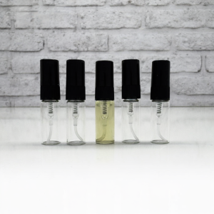 شیشه عطر اسپری (ظرف عطر)  3 میل ویال درب مشکی