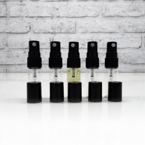 شیشه عطر اسپری (ظرف عطر)  3 میل ویال درب مشکی