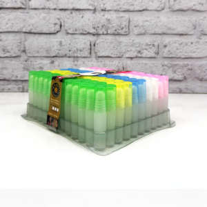 شیشه عطر اسپری (ظرف عطر)  رول پلاستیکی 1 میل سوپر (شیاردار)