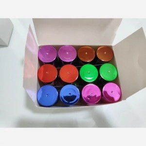 شیشه عطر 20میل استوانه رنگی(1جین 12عددی))