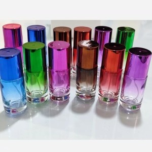 شیشه عطر 20میل استوانه رنگی(1جین 12عددی))