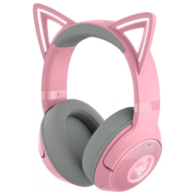 هدست گیمینگ بی سیم ریزر مدل Razer Kraken Kitty V2 BT/صورتی