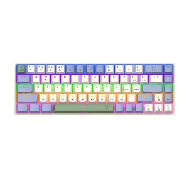 کیبورد گیمینگ تی-دگر مدل T-Dagger Viator T_TGK325/Rainbow