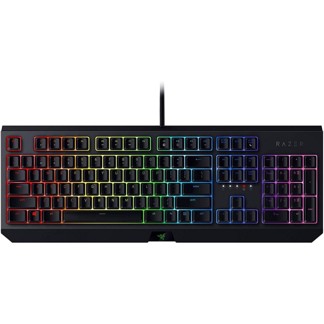کیبورد گیمینگ ریزر مدل Razer BlackWidow Green Switch