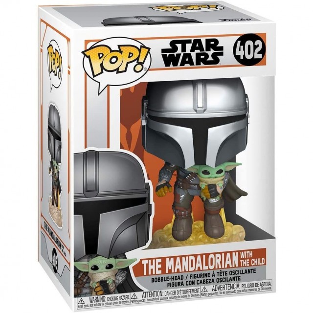 فیگور 9 سانتی فانکو پاپ مندلورین با بیبی یودا (402) Funko Pop Mandalorian & Grogu