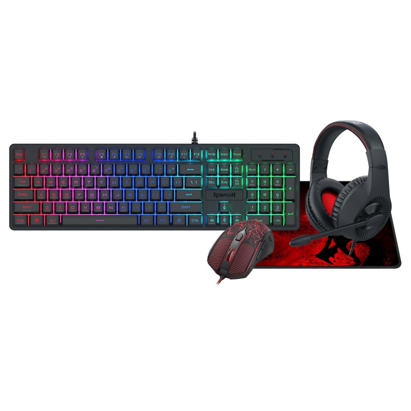 باندل گیمینگ ردراگون مدل Redragon Essentials S107P-BA