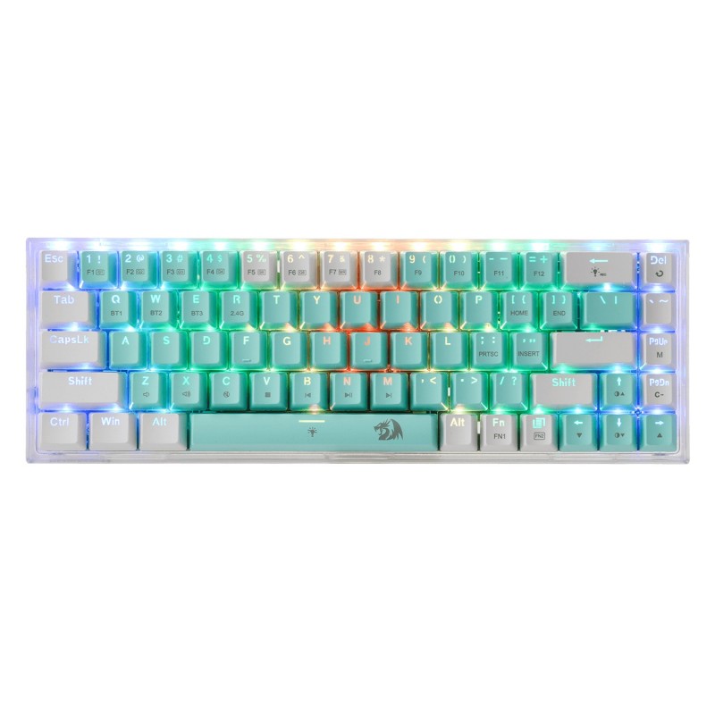 کیبورد گیمینگ بی سیم ردراگون مدل Redragon K631 GW Castor Pro