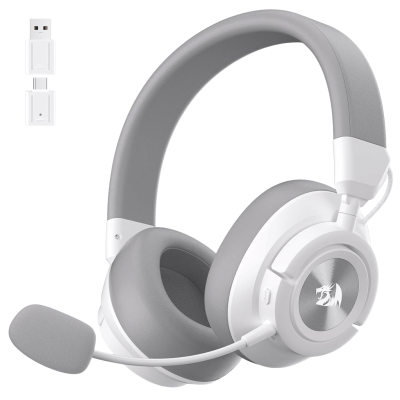 هدست گیمینگ بی سیم ردراگون مدل Redragon H889 WG Spectra  Pro / سفید
