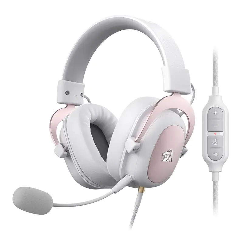 هدست گیمینگ ردراگون مدل Redragon H510W Zeus 2 / سفید