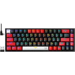 کیبورد مخصوص بازی ردراگون مدل redragon Castor Pro K631RGB-PRO-BRW