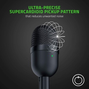 میکروفن کندانسر ریزر مدل Razer Seiren Mini Black