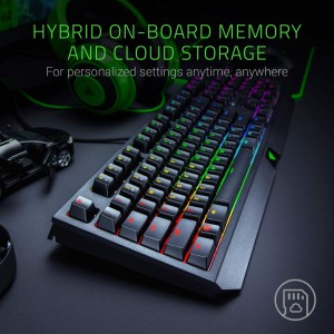 کیبورد گیمینگ ریزر مدل Razer BlackWidow_Green Switch