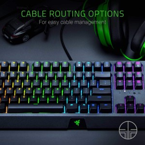 کیبورد گیمینگ ریزر مدل Razer BlackWidow_Green Switch