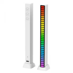 نور اکولایزر RGB حساس به صدا مدل Iightbar RGB equalizer D08/سفید