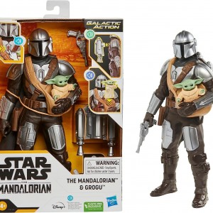 فیگور 30 سانتی هزبرو مندلورین به همراه بیبی یودا Hasbro Mandalorian &amp; Grogu