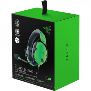 هدست گیمینگ ریزر مدل Razer BLACKSHARK V2 X Green/سبز