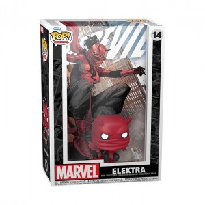 فیگور اسپشیال 9 سانتی فانکو پاپ الکترا به همراه کاور کمیک (14) Funko Pop Elektra