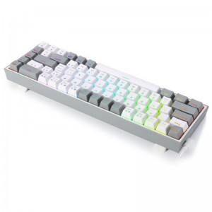 کیبورد گیمینگ ردراگون مدل Redragon K631 WG Castor/سفید_طوسی