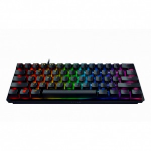 کیبورد گیمینگ ریزر مدل Razer Huntsman Mini-Purple Switch